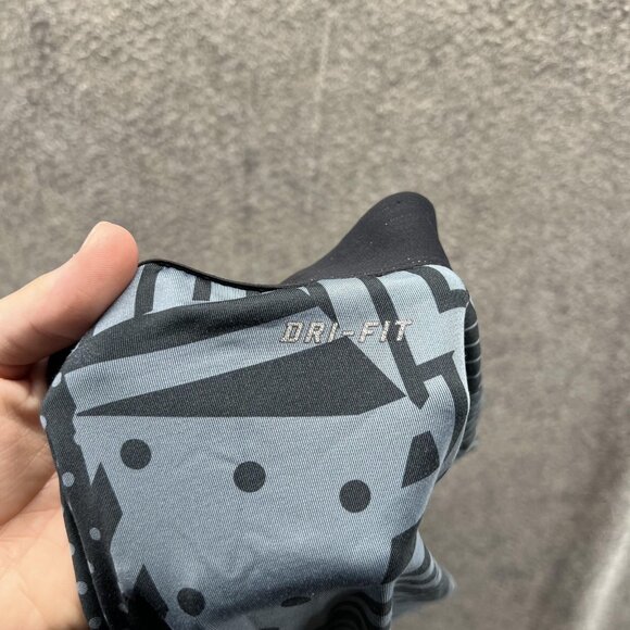 Nike Pro Pants Womens Small Black Gray Dri-FIT 3/4 Compression Leggings Athletic - Picture 10 of 11